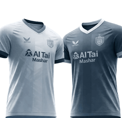 طقم الطائي الكامل - ازرق وابيض